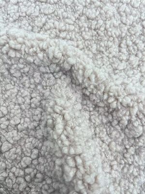 Weich und langlebig gestricktes Teddy-Fleece-Gewebe für Heimtextilien/Kleidung/Spielzeug