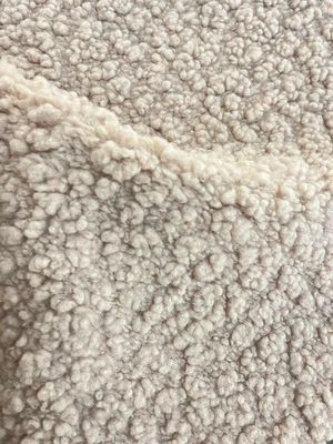 Weich und langlebig gestricktes Teddy-Fleece-Gewebe für Heimtextilien/Kleidung/Spielzeug