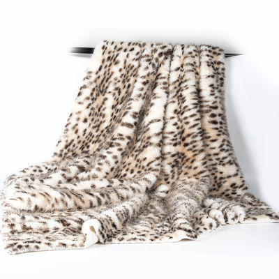 Nicht leitfähiges Tricot aus Leopard-Stricken aus Falschpelz für Kleidung 2024