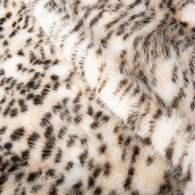Nicht leitfähiges Tricot aus Leopard-Stricken aus Falschpelz für Kleidung 2024