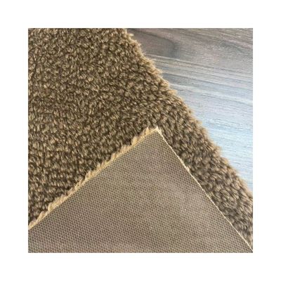 Künstliche weiche Plüsch-Fälschfelle Sherpa Teddy Stoff mit Vordermaterial 100% Polyester