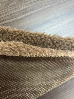 Künstliche weiche Plüsch-Fälschfelle Sherpa Teddy Stoff mit Vordermaterial 100% Polyester