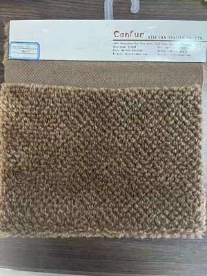 Künstliche weiche Plüsch-Fälschfelle Sherpa Teddy Stoff mit Vordermaterial 100% Polyester
