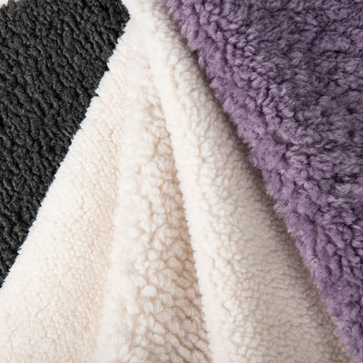 2024 Polyester Suede Teddy Stoff für Kleidung und Sofa Wild verwendet Gewebe Stoff
