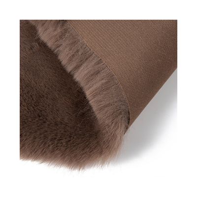 Weiches, komfortables Luxus-Langstapel-Fälschung Kaninchen-Fälschung Pelz-Mink-Shag-Gewebe für Kapuzen-Schal