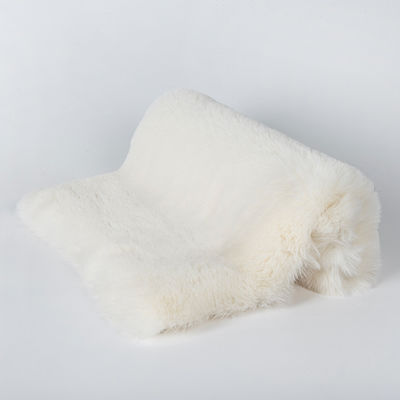 Weiches, komfortables Luxus-Langstapel-Fälschung Kaninchen-Fälschung Pelz-Mink-Shag-Gewebe für Kapuzen-Schal