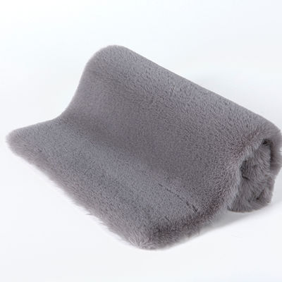 Weiches, komfortables Luxus-Langstapel-Fälschung Kaninchen-Fälschung Pelz-Mink-Shag-Gewebe für Kapuzen-Schal