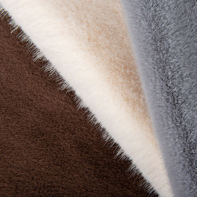 Mittleres Gewicht 100% Polyester Falschkaninchenfell mit weichem und luxuriösem Stil