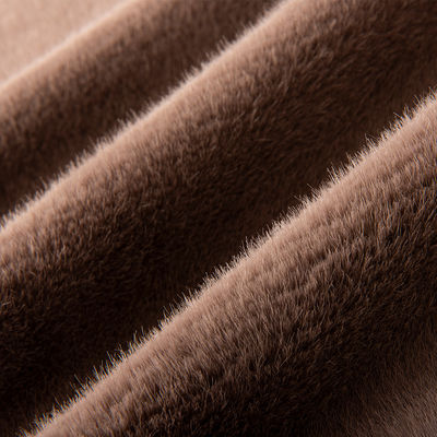 Mittleres Gewicht 100% Polyester Falschkaninchenfell mit weichem und luxuriösem Stil