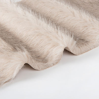 70-80 mm Stapellänge Acrylhaar Tippy Färbung Synthetische Pelzstoff für Wintermantel